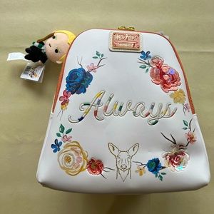 Loungefly -Harry Potter Always Floral Mini Backpack
